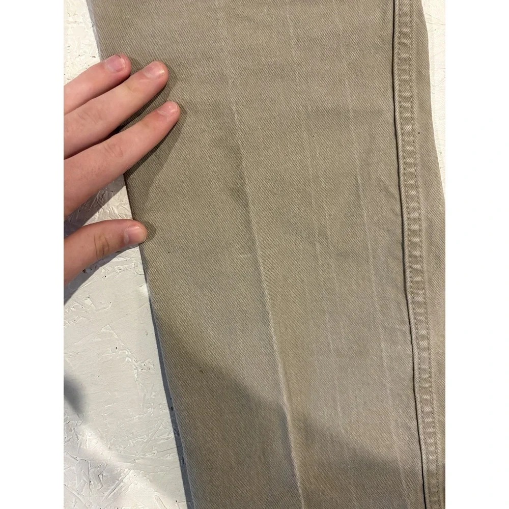 Levi's 511 Slim Fit Jeans Mens 34x32 Khaki Tan Denim Stretch Casual Modern Pants